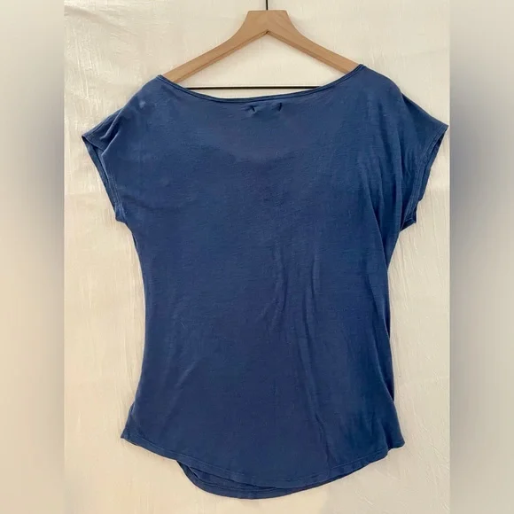 Embroidered Navy Top - Picture 7 of 7